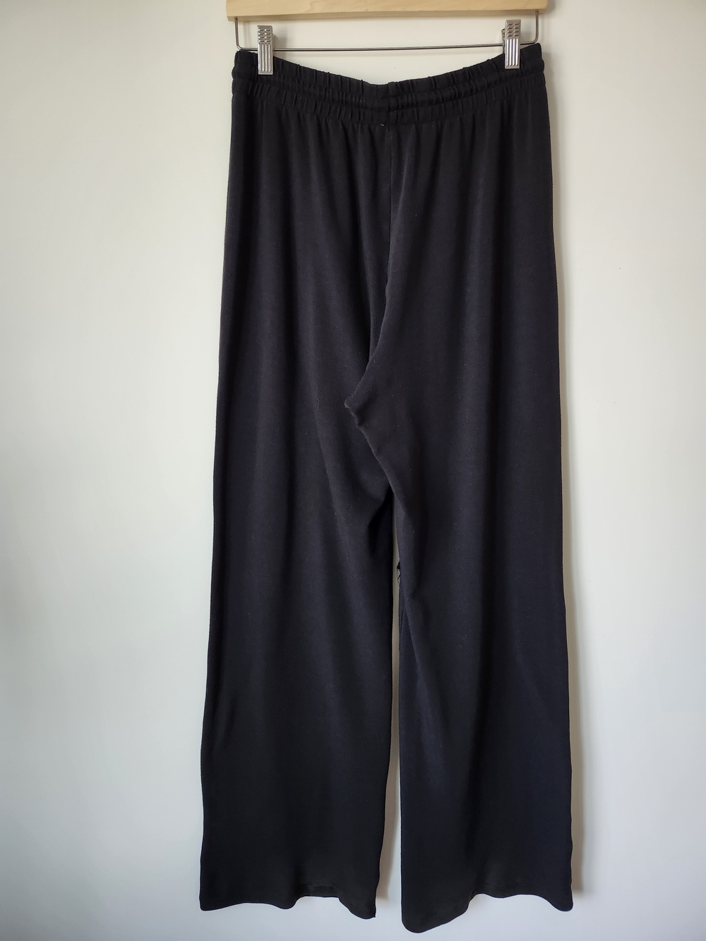 ARITZIA WILFRED Black Wide-Leg Drawstring Pants - Picture 3 of 7